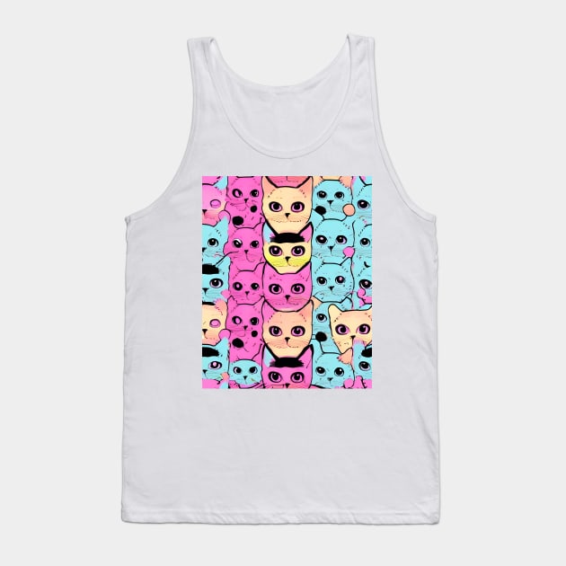 Cat Nap Tank Top by Bizaire